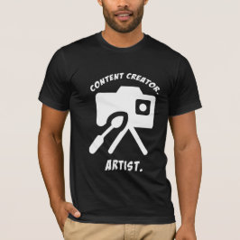 Content Creator. Künstler. YouTuber & Creative Fil T-Shirt