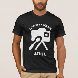 Content Creator. Künstler. YouTuber & Creative Fil T-Shirt
