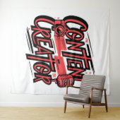 Content Creator - Motivierend Design für Schöpfer Wandteppich (Beispiel (Horizontal))