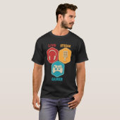 Content Creator Online Game Video Game Live Stream T-Shirt (Vorne ganz)