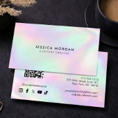 Content Creator QR Code Minimalist Visitenkarte