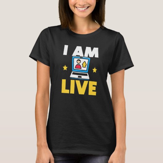 Content Creator Social Media Influencer Vlogger T-Shirt (Vorderseite)