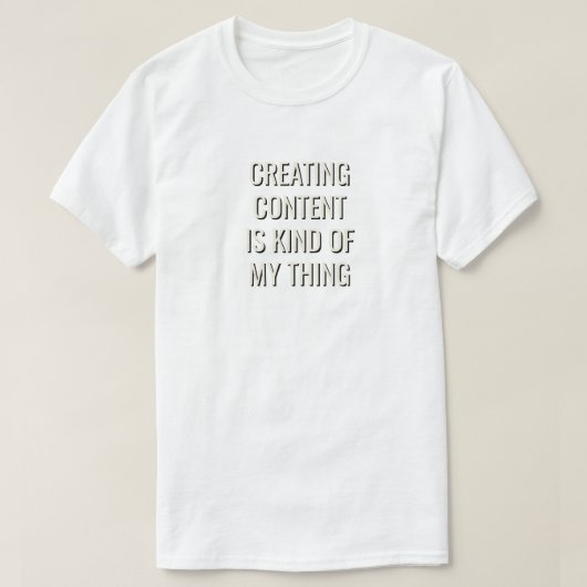 Content Creator T-Shirt (Design vorne)