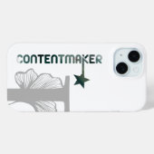 CONTENTMAKER iPhone Hüllen Trend Abstract Grün (Rückseite (Horizontal))