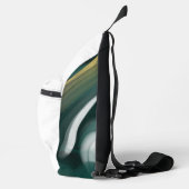 CONTENTMAKER Sling Bag Trend Abstrakt grün (Rechts)