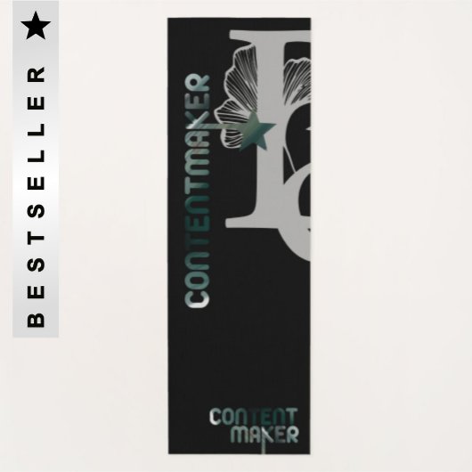 CONTENTMAKER Yoga Mat Abstrakt Green Emerald Yogamatte