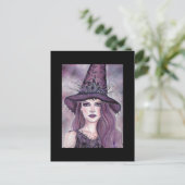 Contessa Halloween Hexenfantasie von Renee Lavoie Postkarte (Stehend Vorderseite)