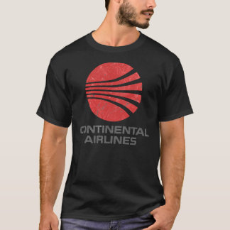Continental Airlines Vintage Aviation Classic T-S T-Shirt