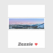 Continental Divide Custom-Cut Vinyl Sticker (Blatt)