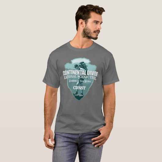 Continental Divide Trail (arrowhead T) T-Shirt (Vorne ganz)