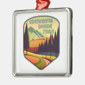 Continental Divide Trail Farben Ornament Aus Metall (Links)