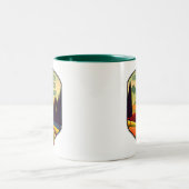 Continental Divide Trail Farben Zweifarbige Tasse (Mittel)
