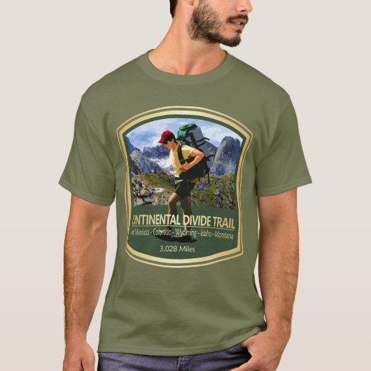 Continental Divide Trail (PF) T-Shirt (Vorderseite)