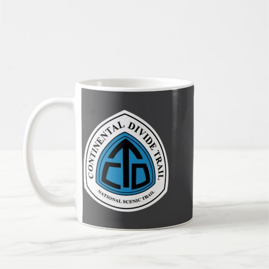 Continental Divide Trail Sign Usa _1  Kaffeetasse (Links)