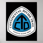 Continental Divide Trail Sign Usa _1 Poster (Vorne)