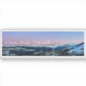 Continental Divide Vinyl-Aufkleber nach Maß Aufkleber (Vorderseite)