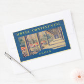 Continental Hotel Rechteckiger Aufkleber (Umschlag)