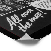 Continental kann Unternehmen Cone Top Biere kann P Poster (Ecke)