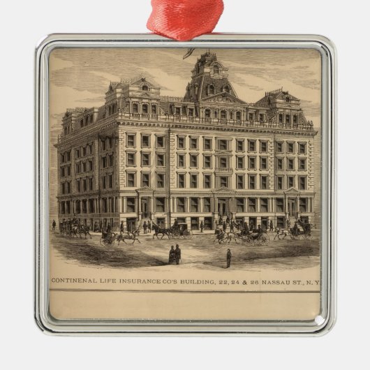 Continental Life Insurance Company Silbernes Ornament (Vorne)