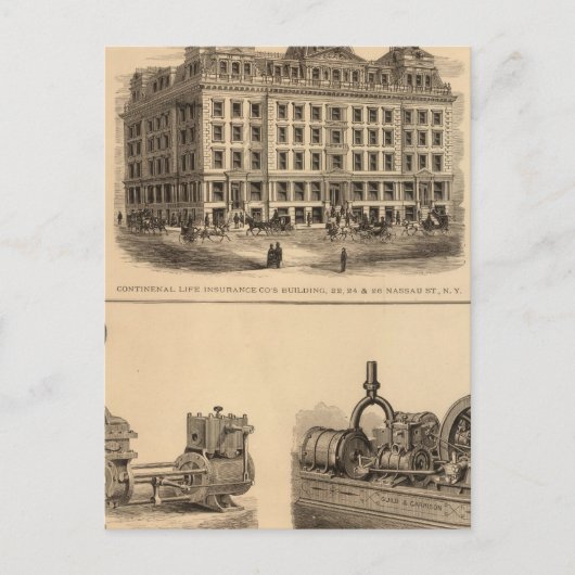 Continental Life Insurance Postkarte (Vorderseite)