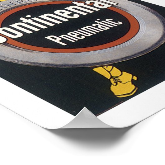 Continental Pneumatic Poster (Ecke)