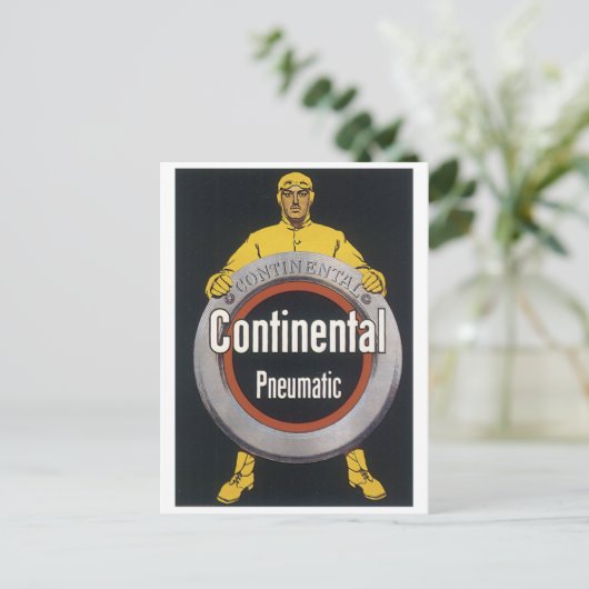 Continental Pneumatic Postkarte (Stehend Vorderseite)