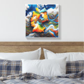 continental pulse leinwanddruck (Insitu (Schlafzimmer))