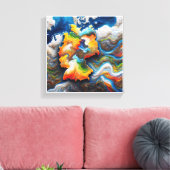 continental pulse leinwanddruck (Insitu (Wohnzimmer))