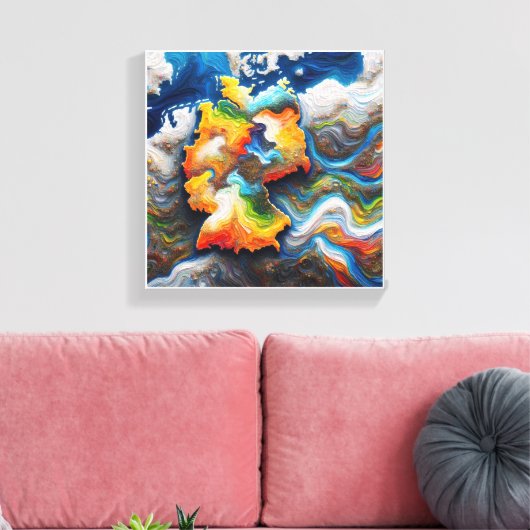 continental pulse leinwanddruck (Insitu (Wohnzimmer))