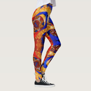 Continuum – Eine farbenfrohe Feier der schwarzen G Leggings