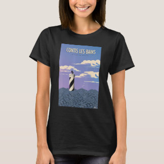 Contis Les Bains Fhare De Contis France Souvenir T T-Shirt