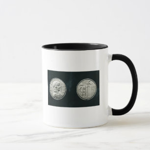 Contorniate, das Apuleius darstellt und Tasse