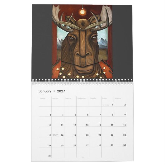 Contortionist, 2011 kalender (Jan 2027)