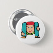 Contortionist Button (Vorne & Hinten)
