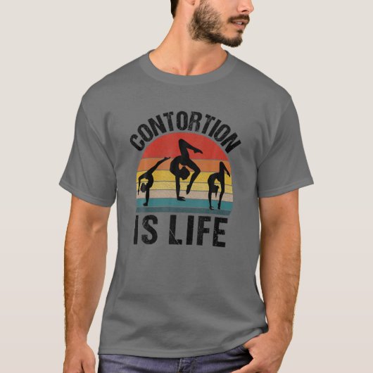 Contortionist Contortionist Contoration ist das Le T-Shirt (Vorderseite)