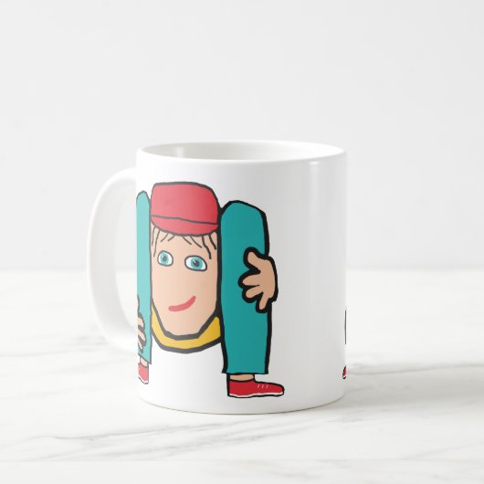 Contortionist Kaffeetasse (Vorderseite Links)