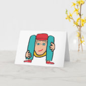 Contortionist Karte (Gelbe Blume)