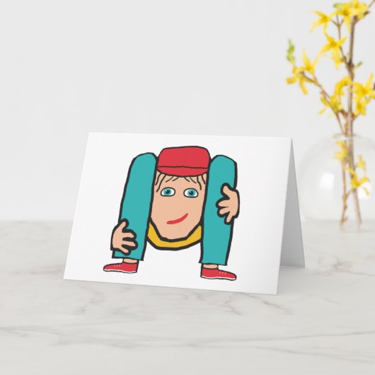 Contortionist Karte (Gelbe Blume)