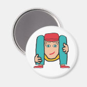 Contortionist Magnet (Vorderseite/Rückseite)