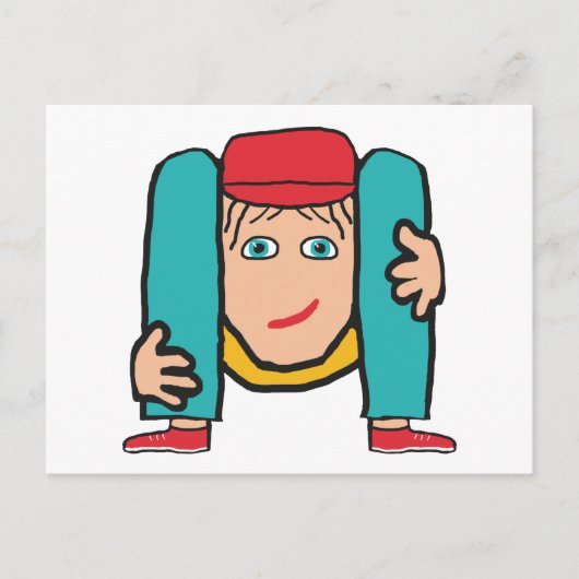 Contortionist Postkarte (Vorderseite)