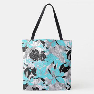 Contour Hawaii Tropical Lily and Protea Beach Bag Tasche