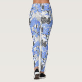 Contour Hawaii Tropical Lily and Protea Floral Leggings (Rückseite)