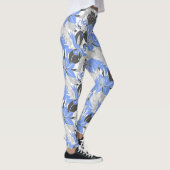 Contour Hawaii Tropical Lily and Protea Floral Leggings (Rechts)