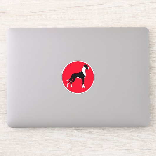 Contour Sticker Boston Mantle Great Dane (Computer)