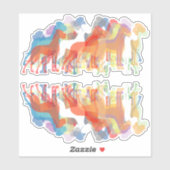 Contour Sticker Great Dane (Blatt)