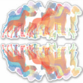 Contour Sticker Great Dane (Vorderseite)