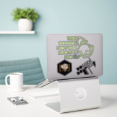 Contour Sticker Great Dane (Laptop auf Schreibtisch)