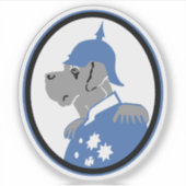 Contour Sticker Great Dane (Vorderseite)