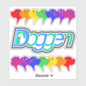 Contour Sticker Great Danes (Blatt)