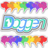 Contour Sticker Great Danes (Vorderseite)